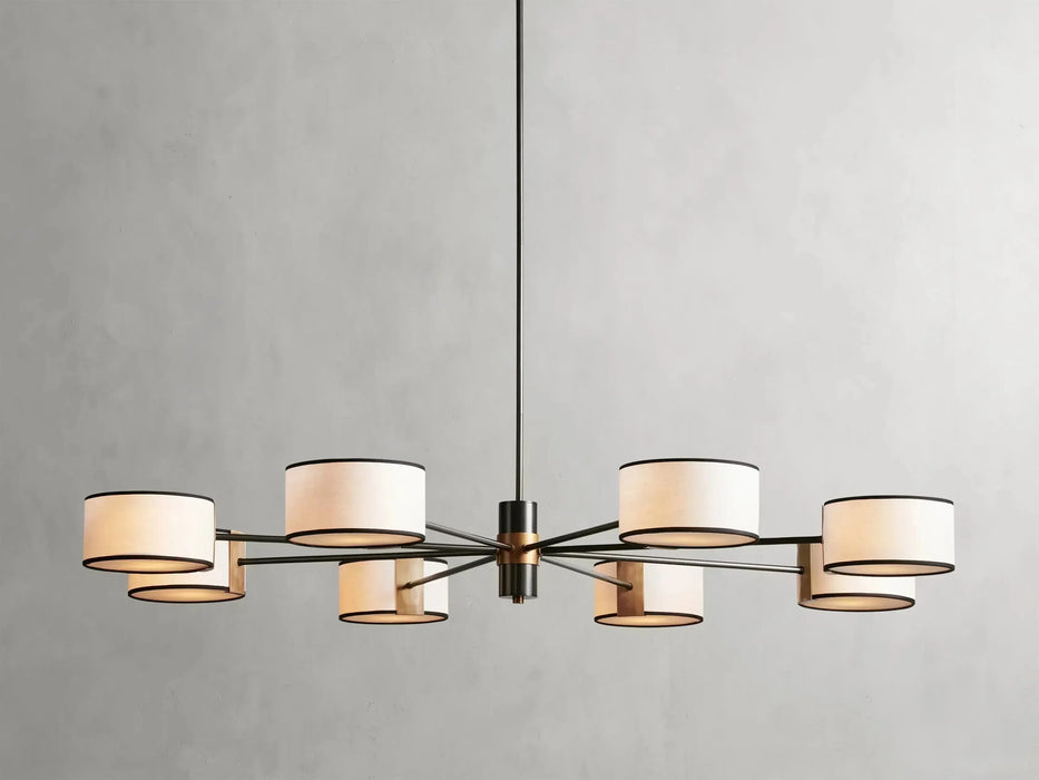 Daphne Round Chandelier 48''60''-DWHOME