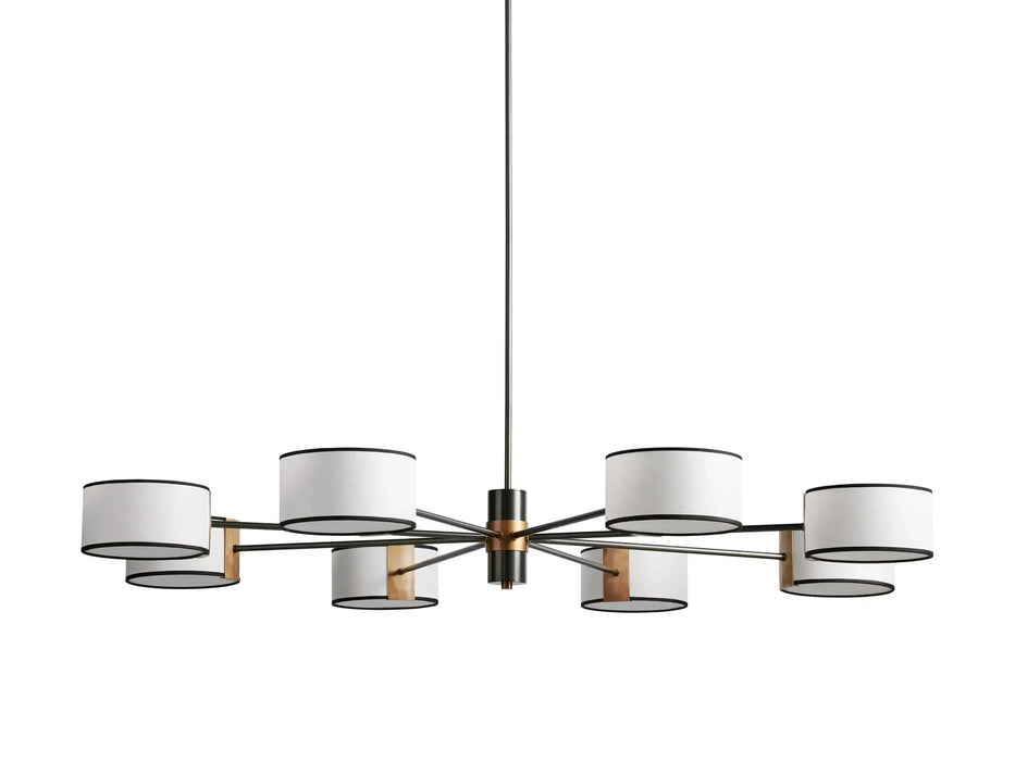Daphne Round Chandelier 48''60''-DWHOME