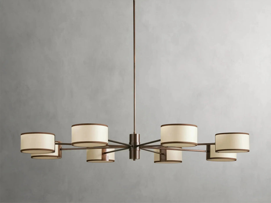 Daphne Round Chandelier 48''60''-DWHOME