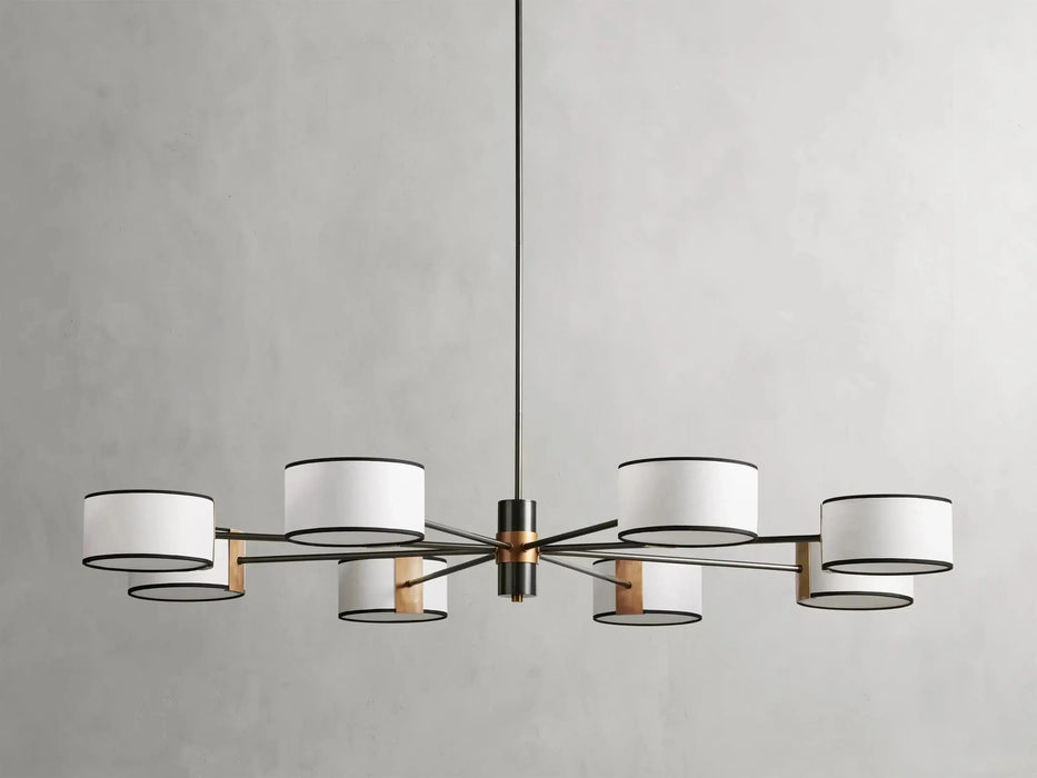 Daphne Round Chandelier 48''60''-DWHOME