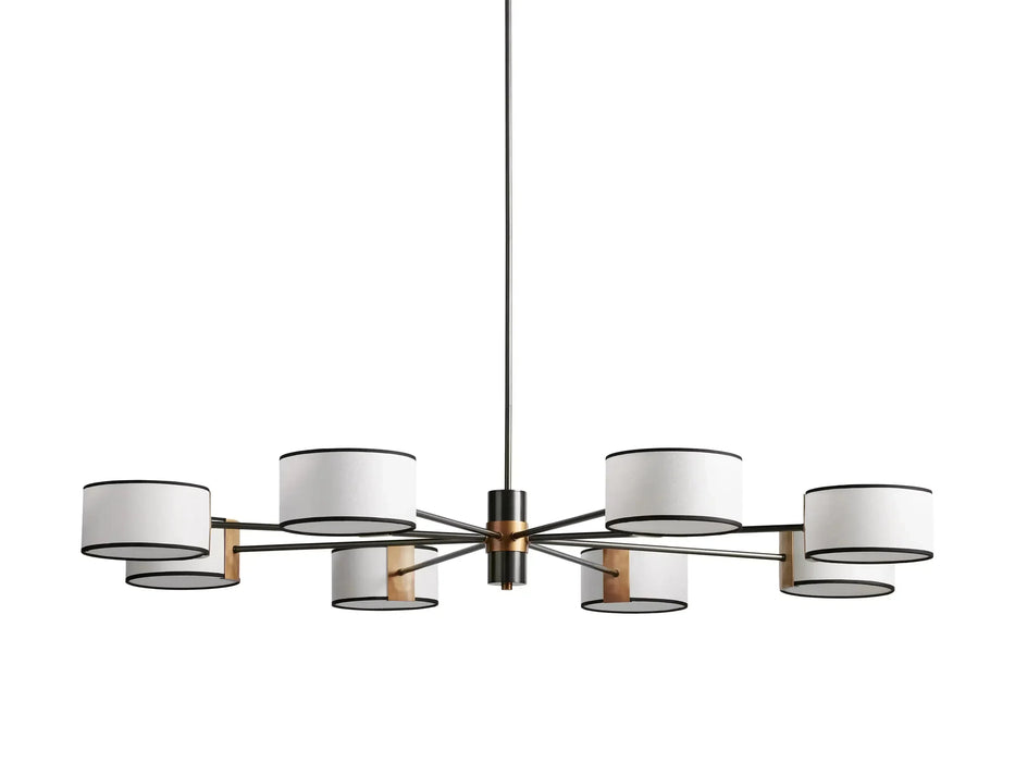 Daphne Round Chandelier 48''60''-DWHOME