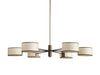 Daphne Round Chandelier 48''60''-DWHOME
