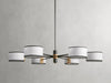 Daphne Round Chandelier 48''60''-DWHOME