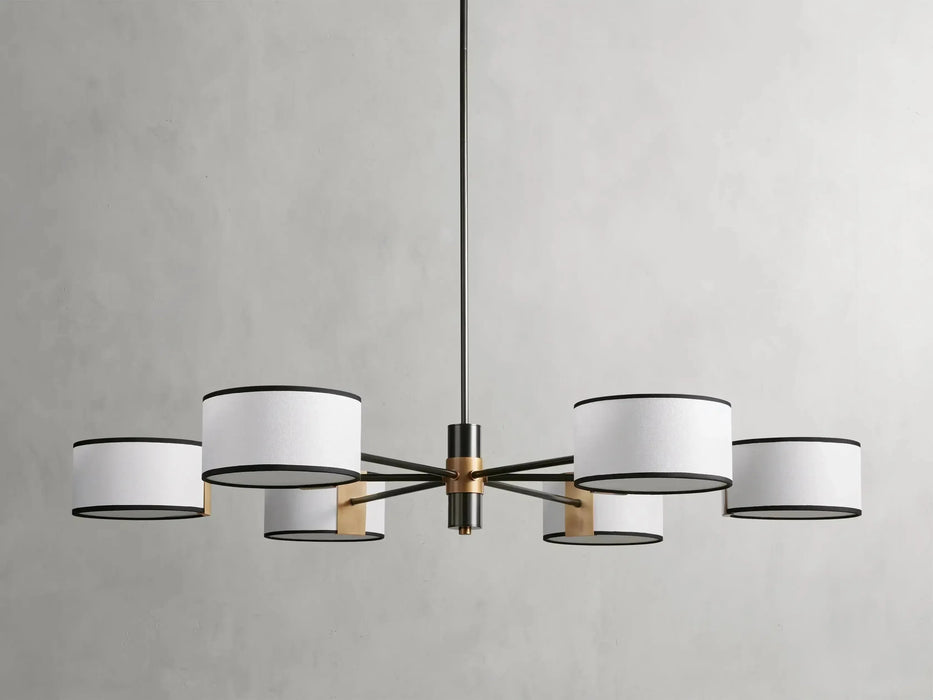 Daphne Round Chandelier 48''60''-DWHOME
