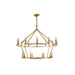 Darlana Two-Tiered Ring Chandelier-DWHOME