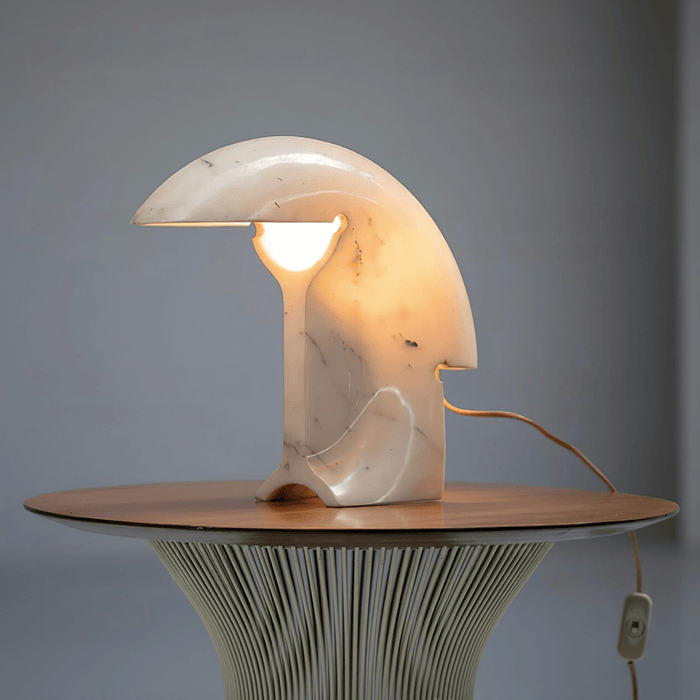 Elios Marble Table Lamp-DWHOME