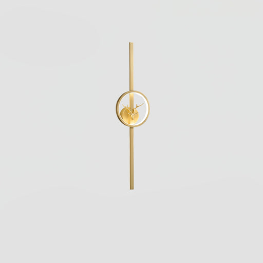 Deer Brass Wall Lamp-DWHOME
