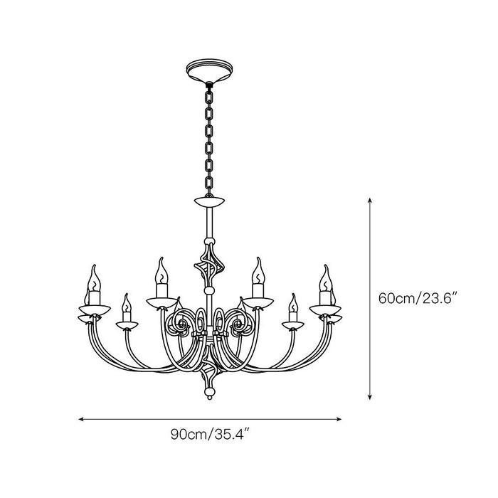 Delft Chandelier-DWHOME