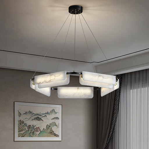 Delia Alabaster Chandelier - DWHOME