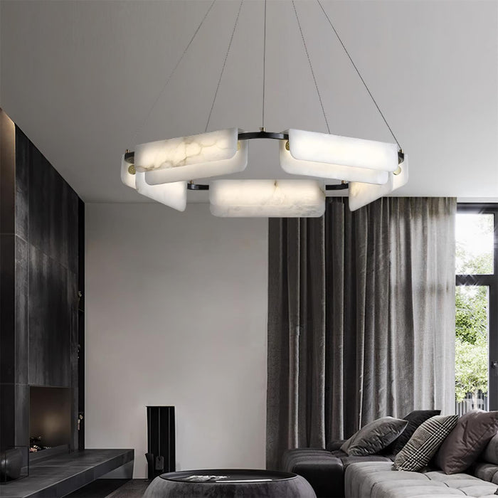 Delia Alabaster Chandelier - DWHOME