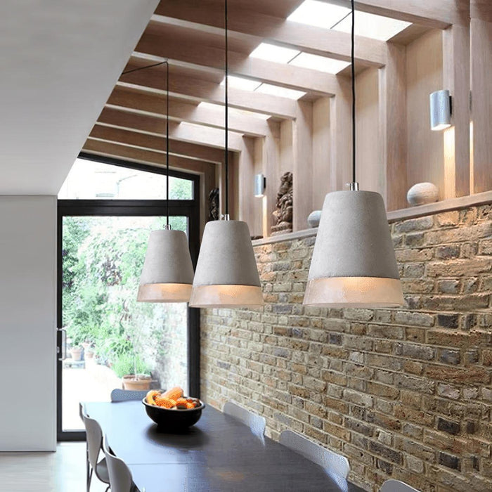 Delia Cement Pendant Light.