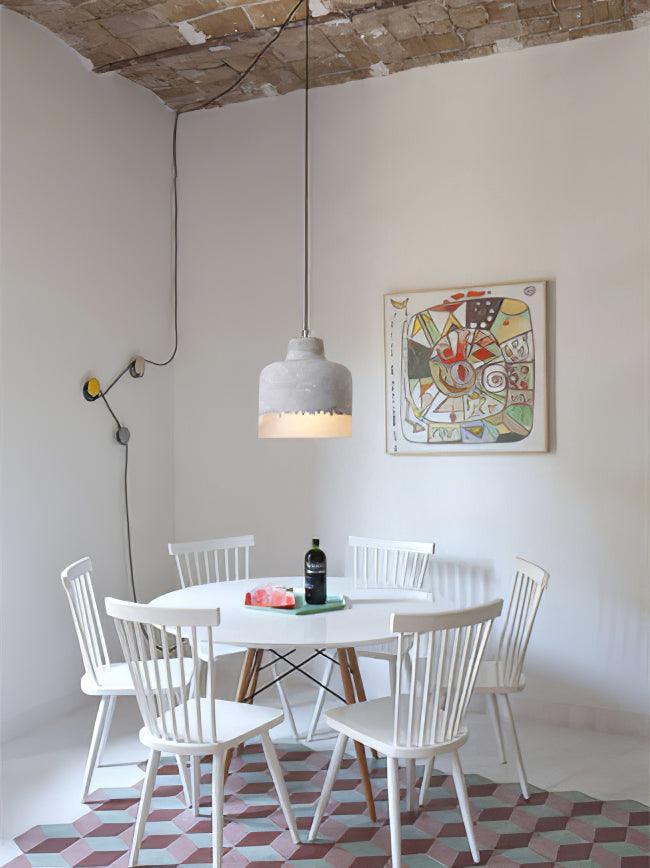 Delia Cement Pendant Light-DWHOME