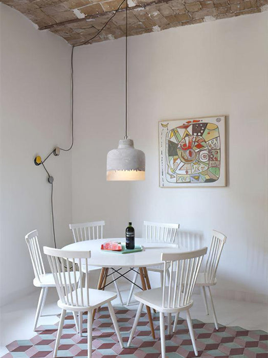 Delia Cement Pendant Light-DWHOME