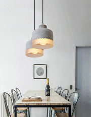 Delia Cement Pendant Light-DWHOME