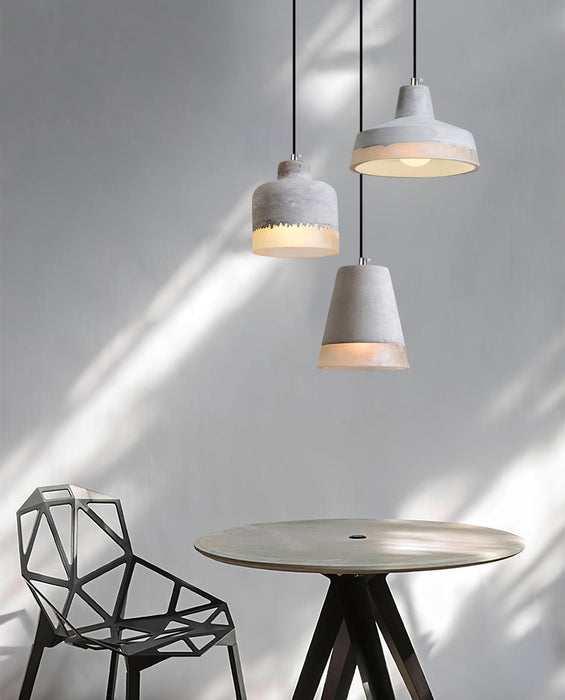 Delia Cement Pendant Light.