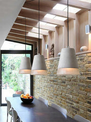 Delia Cement Pendant Light-DWHOME