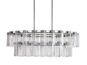 Delsie Oval Chandelier 51''63''72''-DWHOME
