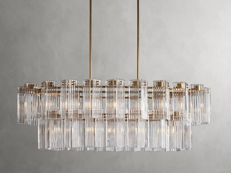 Delsie Oval Chandelier 51''63''72''-DWHOME