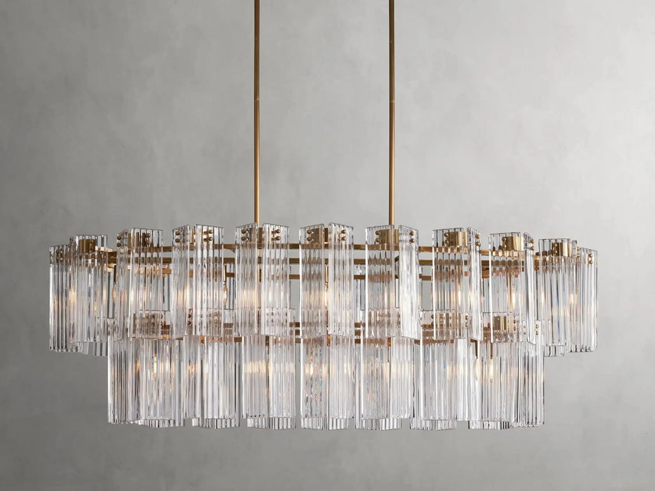 Delsie Oval Chandelier 51''63''72''-DWHOME