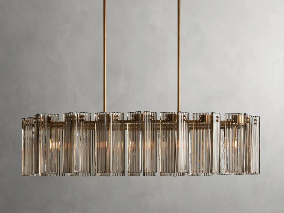 Delsie Oval Chandelier 51''63''72''-DWHOME
