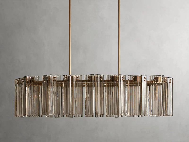 Delsie Oval Chandelier 51''63''72''-DWHOME