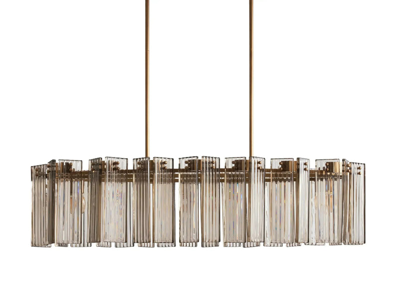 Delsie Oval Chandelier 51''63''72''-DWHOME