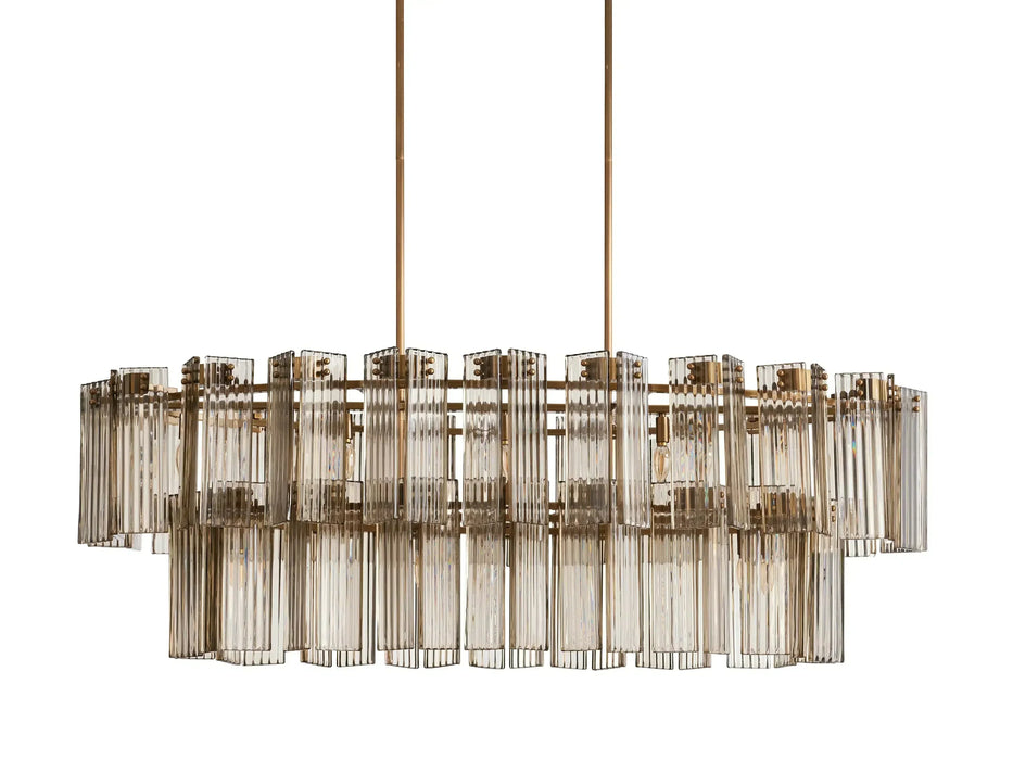 Delsie Oval Chandelier 51''63''72''-DWHOME