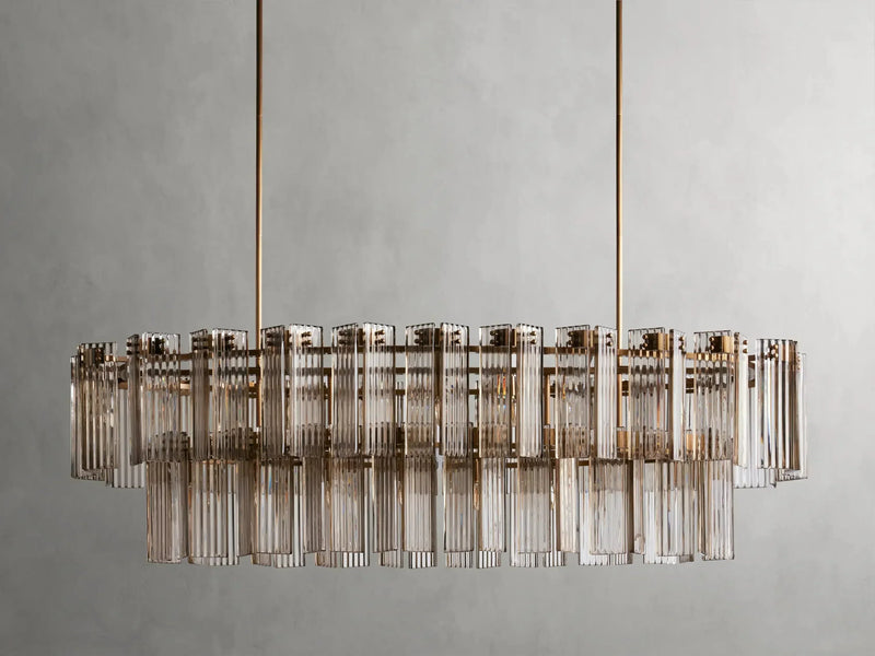 Delsie Oval Chandelier 51''63''72''-DWHOME