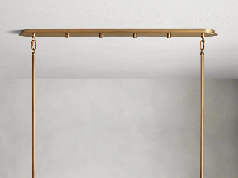 Delsie Oval Chandelier 51''63''72''-DWHOME