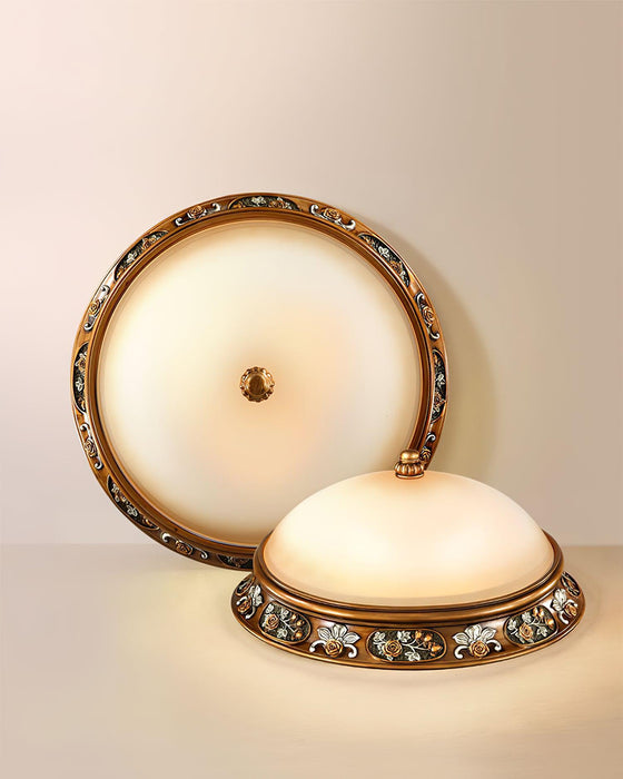 Deltana Resin Recessed Ceiling Light-DWHOME