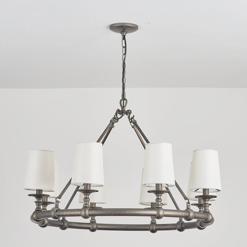 Devon Round Chandelier-DWHOME
