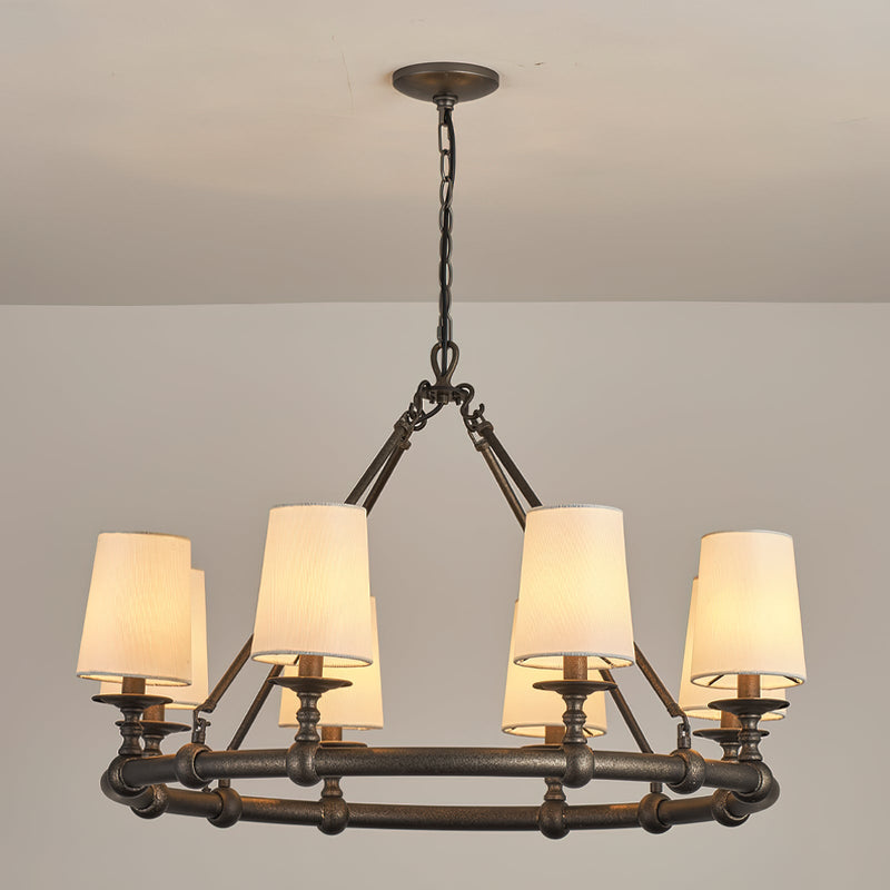 Devon Round Chandelier-DWHOME