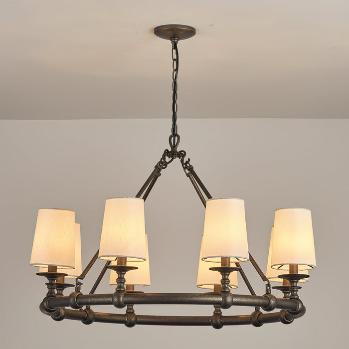 Devon Round Chandelier-DWHOME