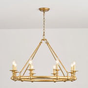 Devon Round Chandelier-DWHOME