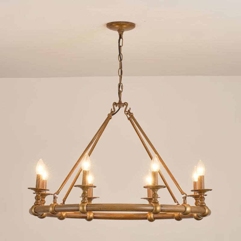 Devon Round Chandelier-DWHOME