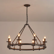 Devon Round Chandelier-DWHOME