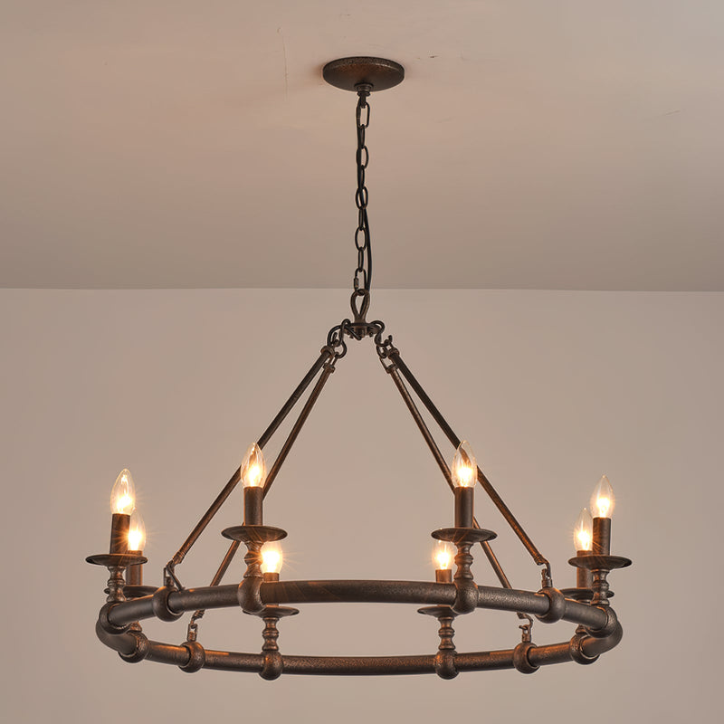 Devon Round Chandelier-DWHOME