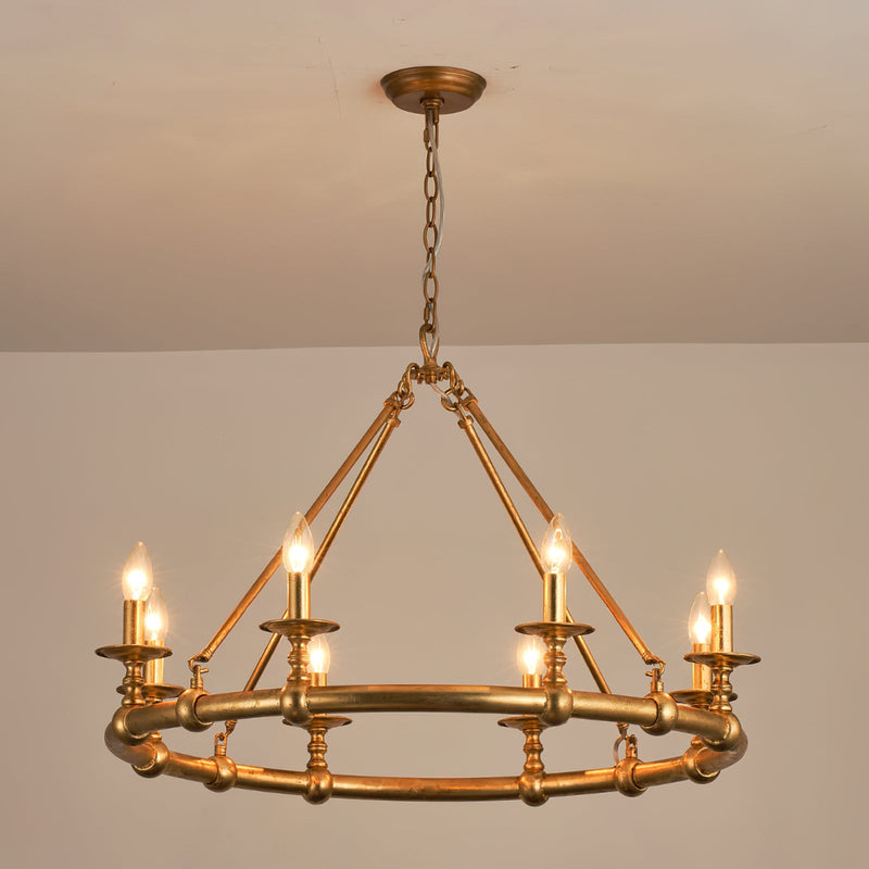 Devon Round Chandelier-DWHOME
