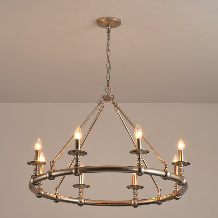Devon Round Chandelier-DWHOME