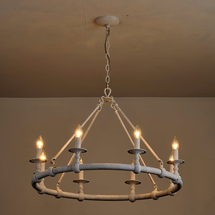 Devon Round Chandelier-DWHOME