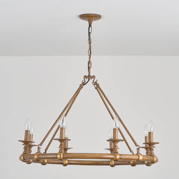 Devon Round Chandelier-DWHOME