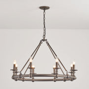 Devon Round Chandelier-DWHOME