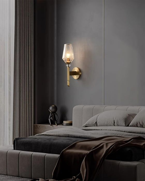 Devora Brass Wall Lamp - DWHOME