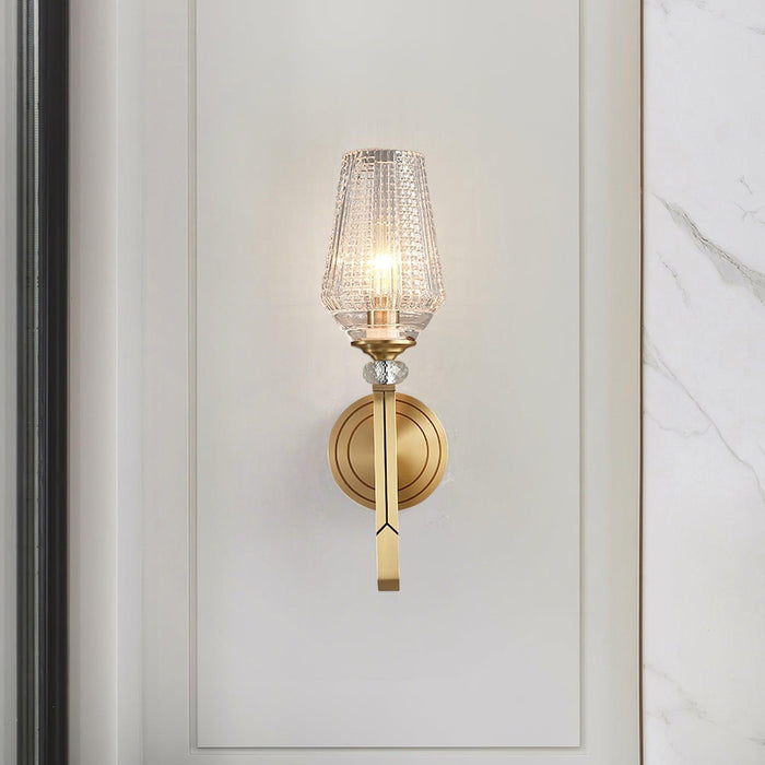 Devora Brass Wall Lamp - DWHOME