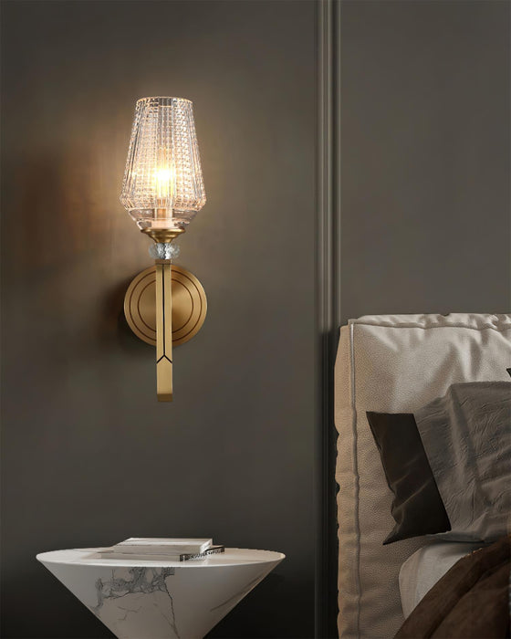 Devora Brass Wall Lamp - DWHOME