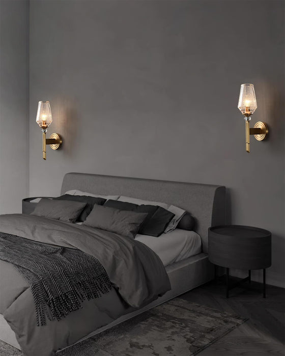 Devora Brass Wall Lamp - DWHOME