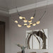 Dew Drops Alabaster Chandelier-DWHOME