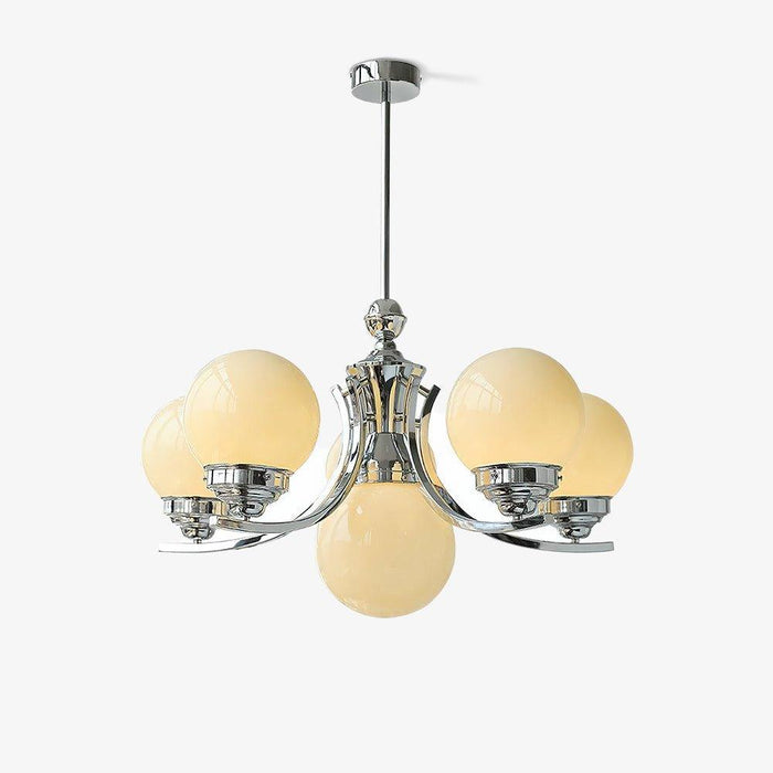 Chandelier Globe Rosée-DWHOME