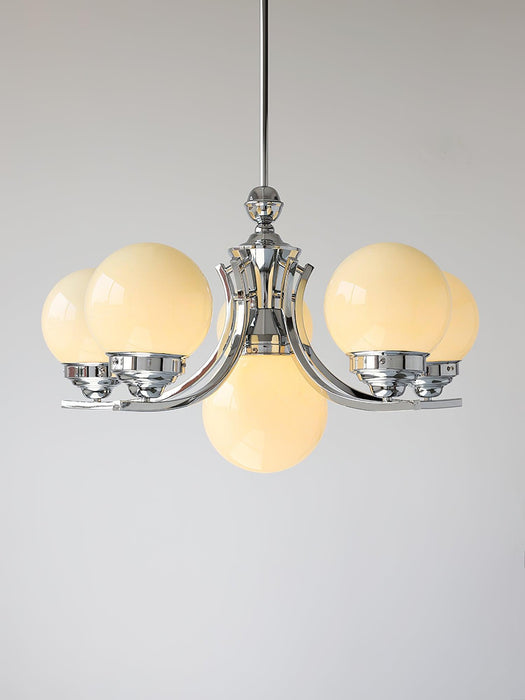 Chandelier Globe Rosée-DWHOME