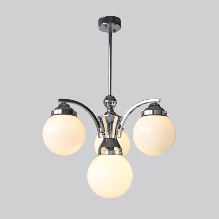 Chandelier Globe Rosée-DWHOME
